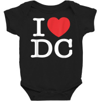 I Heart Dc Love District Of Columbia T Shirt Baby Bodysuit | Artistshot