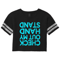 Check Out My Handstand Funny Gymnastics Gift Boys Girls T Shirt Scorecard Crop Tee | Artistshot