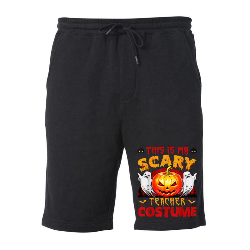 This Is My Scary Teacher Costume Halloween Pumpkin Birthday Fleece Short | Artistshot