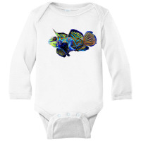 Womens Mandarin Goby Dragonet Saltwater Reef Aquarium Fish Tank V Neck Long Sleeve Baby Bodysuit | Artistshot