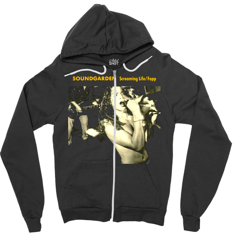 Screaming Life Zipper Hoodie by elsaal43 | Artistshot