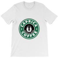 Caprica Coffee Frackin T-shirt | Artistshot