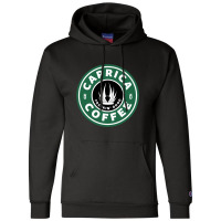 Caprica Coffee Frackin Champion Hoodie | Artistshot