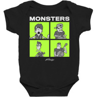 All Time Low Monsters Square Premium T Shirt Baby Bodysuit | Artistshot