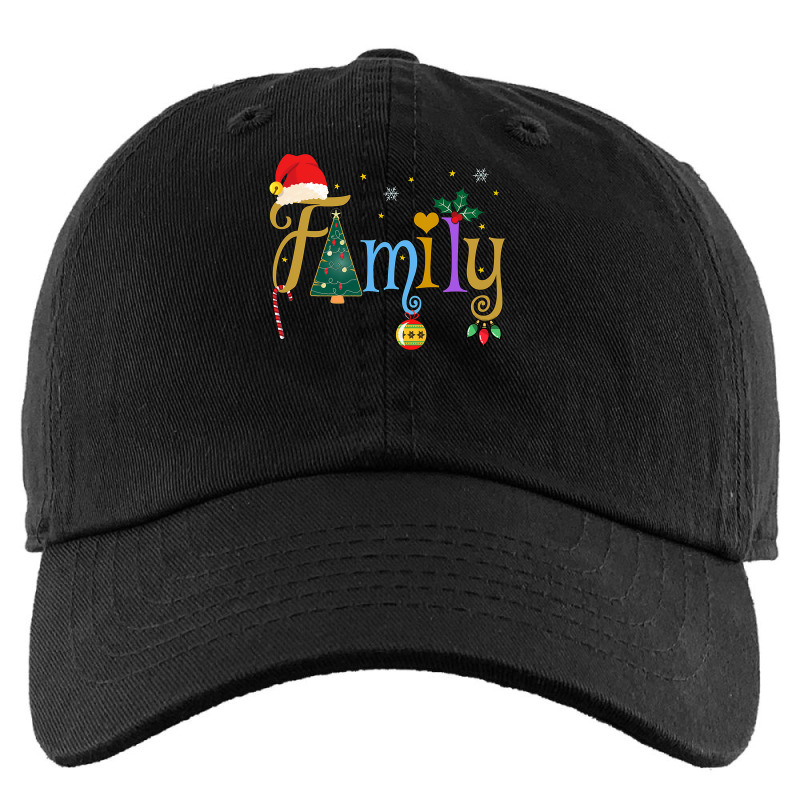 Family Letters Christmas Style Love My Family Christmas Kids Cap by VictorCruz | Artistshot