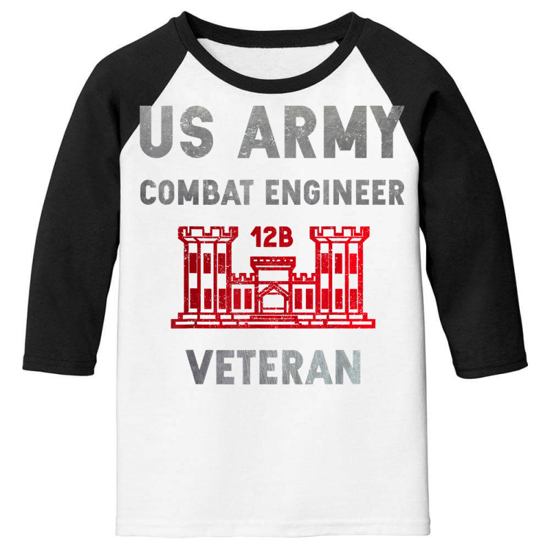 Us Army Combat Engineer Combat Engineer Veteran Gift T Shirt Youth 3/4 Sleeve by cheesebroughbrensen | Artistshot