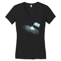 Milky Way Cute Funny Space Astronomy Pun Graphic T Shirt T Shirt Women's V-neck T-shirt | Artistshot