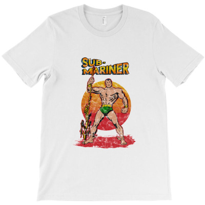 Vintage Namor Sunset T-shirt Designed By Farasyakia