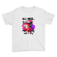 All I Need Is Love And Sewing And A Dog For Light Youth Tee | Artistshot