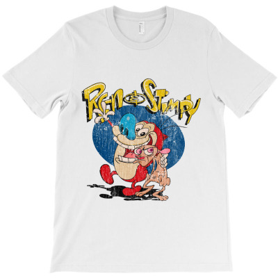 Vintage Ren And Stimpy T-shirt Designed By Farasyakia