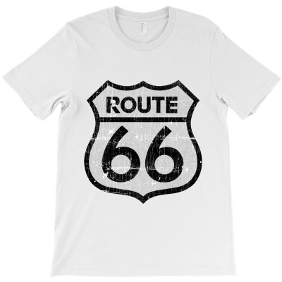 Vintage Route 66 T-shirt Designed By Farasyakia