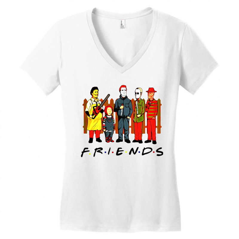 halloween v neck t shirts