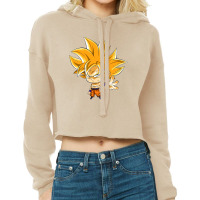 Goku Funny Cropped Hoodie | Artistshot