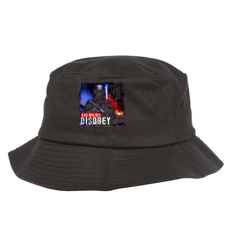 Bad Wolves – Disobey Album T Shirt Bucket Hat | Artistshot