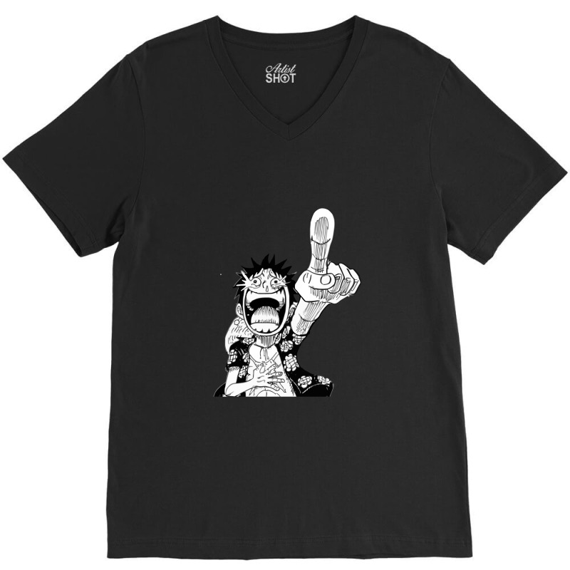 One Piece Funny V-Neck Tee by Pixel kon | Artistshot