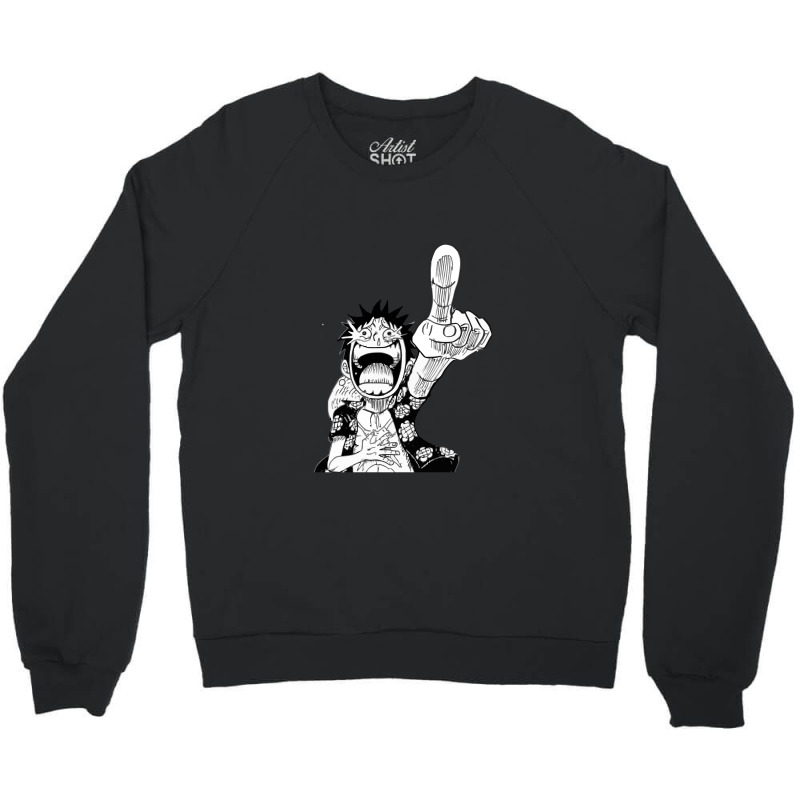 One Piece Funny Crewneck Sweatshirt by Pixel kon | Artistshot