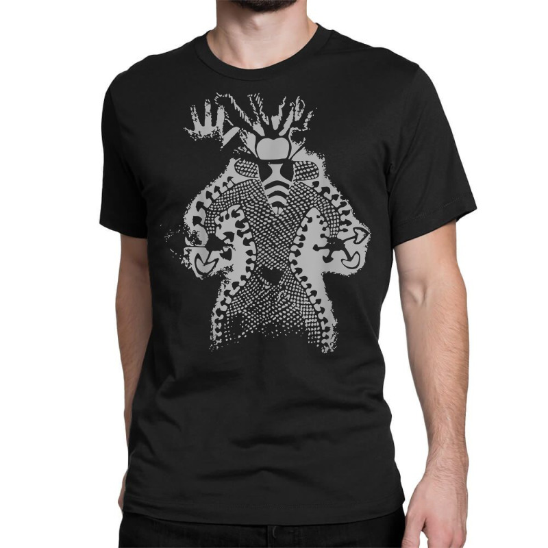 Mushroom Shaman Man 11000 Year Old Tassili Cave Art T Shirt Classic T-shirt by sabadmscoastlw | Artistshot