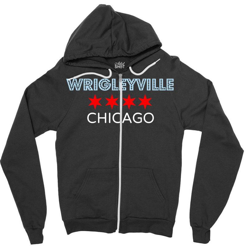 Wrigleyville Chicago Neighborhood Pullover Hoodie Zipper Hoodie | Artistshot