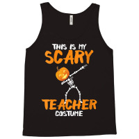 Womens This Is My Scary Teacher Halloween Costume Art Character Tank Top | Artistshot