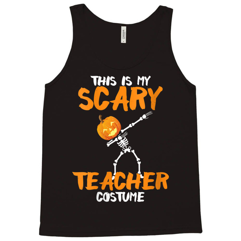 Womens This Is My Scary Teacher Halloween Costume Art Character Tank Top | Artistshot