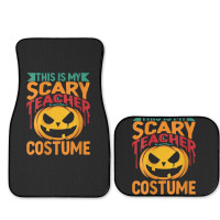 Womens This Is My Scary Teacher Lazy Halloween Costume Design Characte Full Set Car Mats | Artistshot