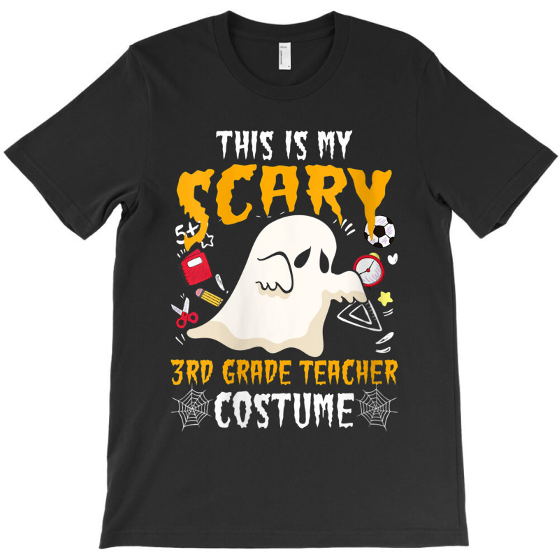 Womens This Is My Scary Third Grade Costume Teacher Halloween Characte T-shirt | Artistshot