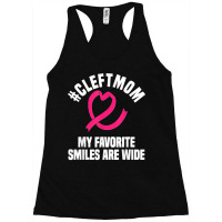 Cleft Lip Palate Smile Pink Awareness Ribbon Mother's Day Racerback Tank | Artistshot