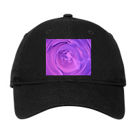 3d Illustration Hypnotic Pattern Abstract Purple Adjustable Cap | Artistshot