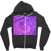 3d Illustration Hypnotic Pattern Abstract Purple Zipper Hoodie | Artistshot