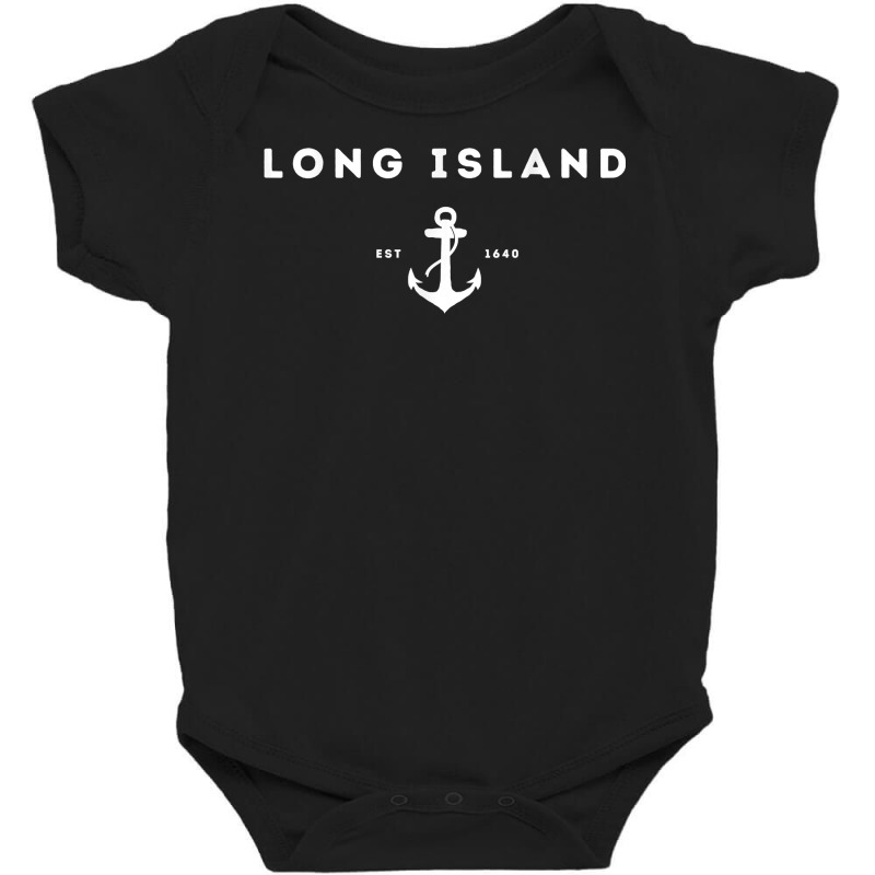 Long Island New York Est 1640 T Shirt Baby Bodysuit by rillanerby | Artistshot