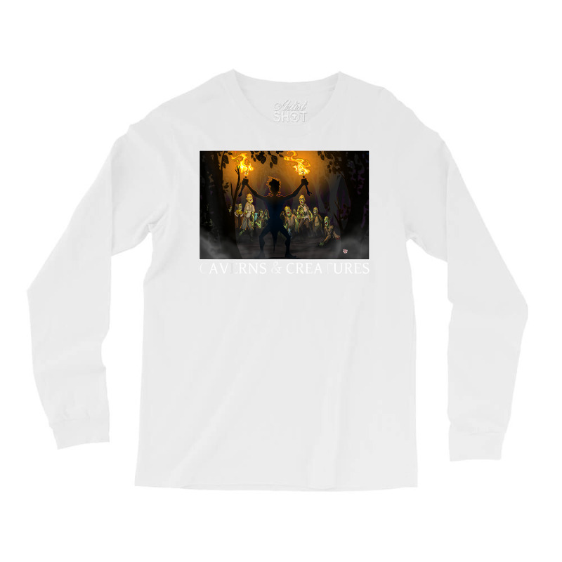 Zombie Attack Caverns & Creatures T Shirt Long Sleeve Shirts | Artistshot