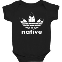 Native Feather Native American Baby Bodysuit | Artistshot