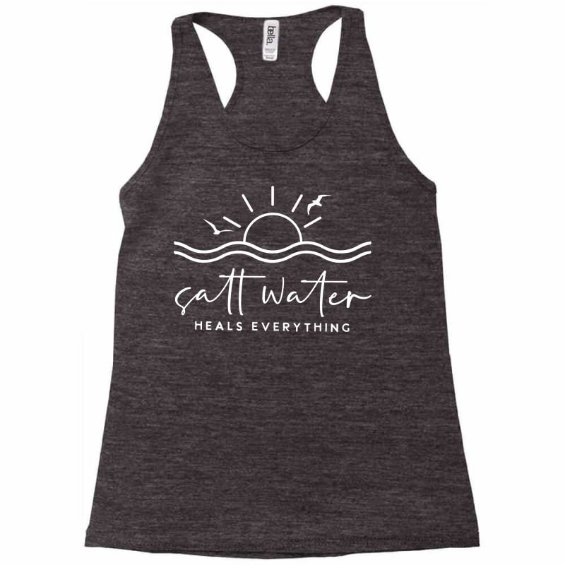 Saltwater Heals Everything   Summer Vacation Long Sleeve T Shirt Racerback Tank by walkersnoelan | Artistshot