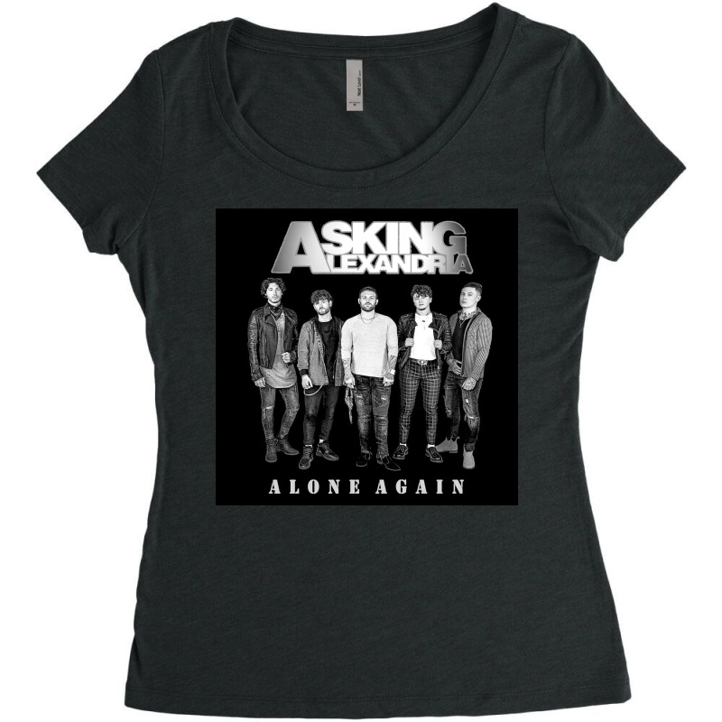 Alone Again Women's Triblend Scoop T-shirt by leoniegloeckner0 | Artistshot