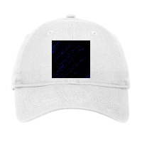 Blue Shine Over Dark Background Adjustable Cap | Artistshot