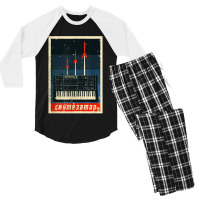 Vintage Synthesizer Men's 3/4 Sleeve Pajama Set | Artistshot