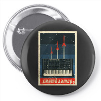 Vintage Synthesizer Pin-back Button | Artistshot