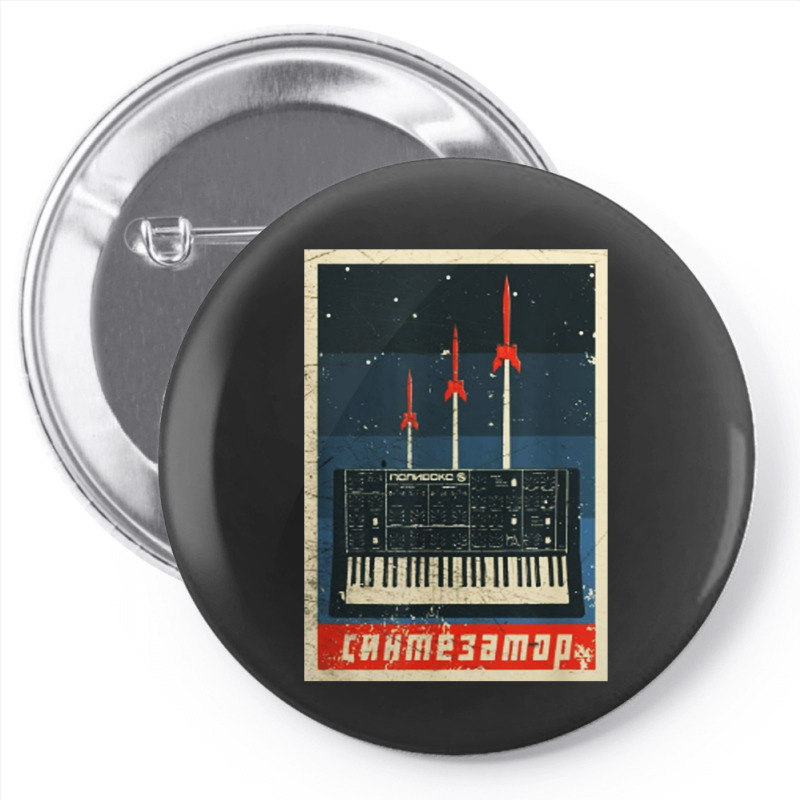 Vintage Synthesizer Pin-back Button | Artistshot