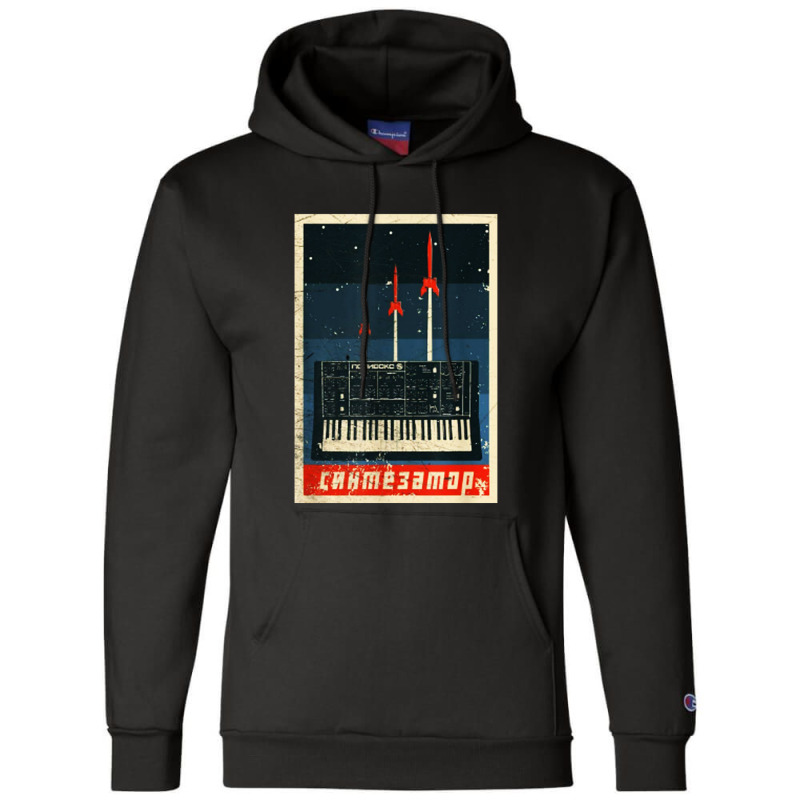 Vintage Synthesizer Champion Hoodie | Artistshot