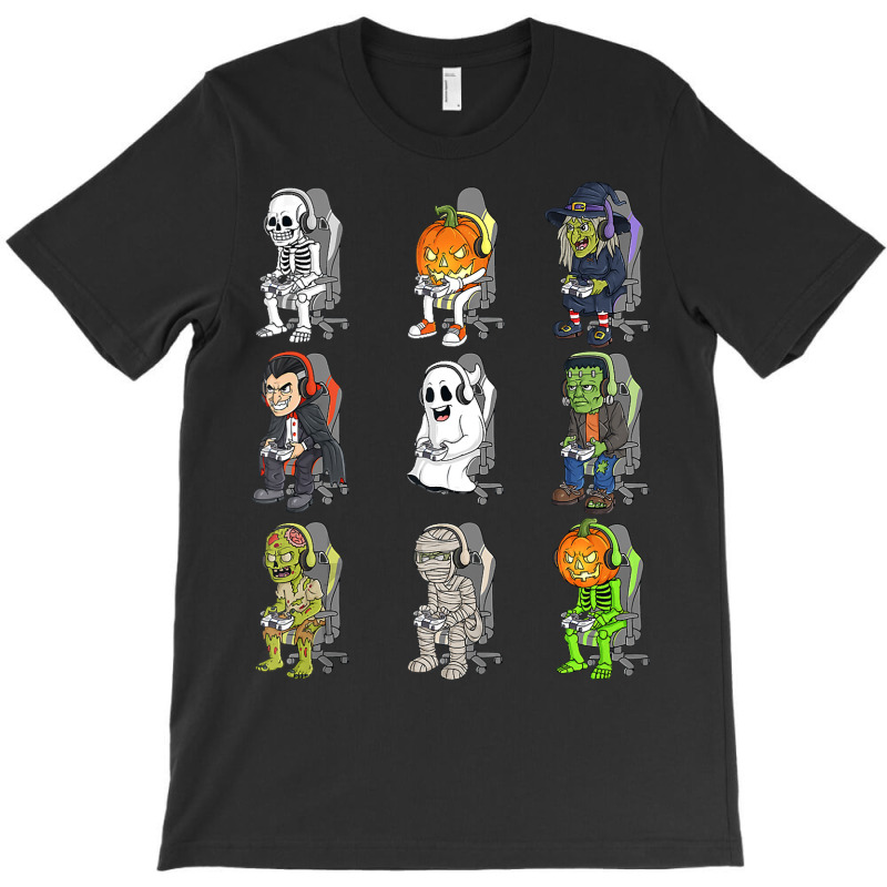 Gaming Halloween Skeleton Vampire Gamer Zombie Boys Kids Tank Top T-Shirt by DarleneLee89 | Artistshot