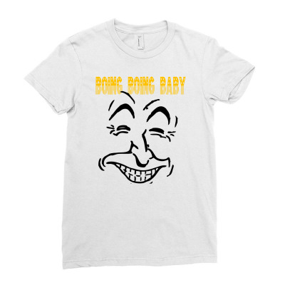 Boing Boing Baby Ladies Fitted T-shirt Designed By Ditreamx