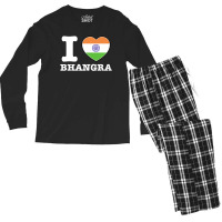 I Love Cricket Bangladeshi Flag Men's Long Sleeve Pajama Set | Artistshot