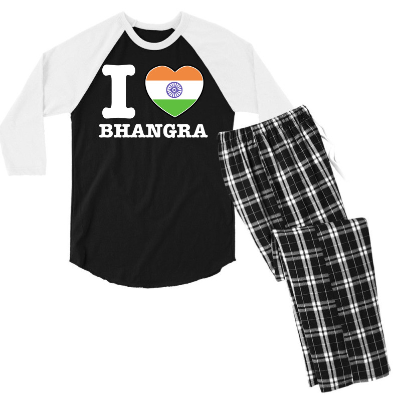 I Love Cricket Bangladeshi Flag Men's 3/4 Sleeve Pajama Set | Artistshot