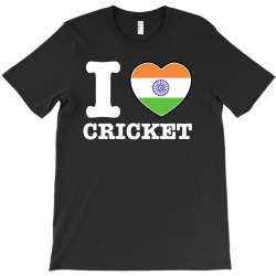 I love cricket Indian flag T-Shirt | Artistshot