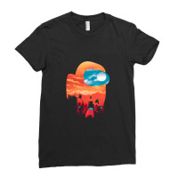 Imposter Sunset Ladies Fitted T-shirt | Artistshot