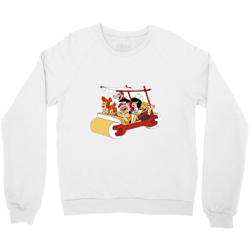 Flinstone Crewneck Sweatshirt by iluolstore | Artistshot