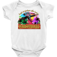 Just A Woman Who Loves Paintball Baby Bodysuit | Artistshot