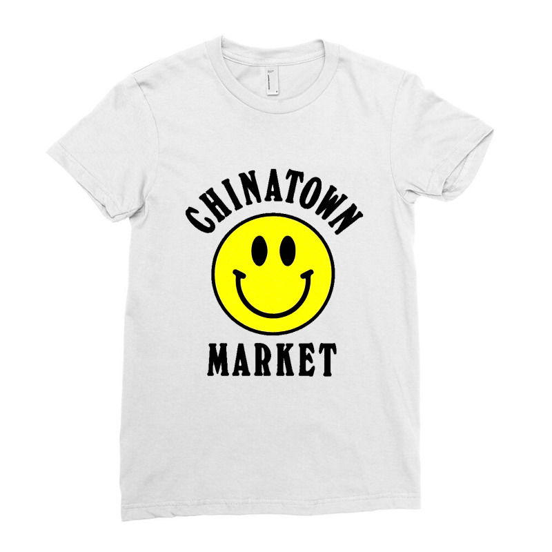 Chinatown Market Ladies Fitted T-Shirt by zig street | Artistshot