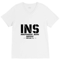 Independent News Service   Chicago V-neck Tee | Artistshot