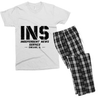 Independent News Service   Chicago Men's T-shirt Pajama Set | Artistshot